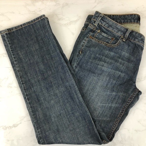 anchor blue Denim - Anchor Blue Straight Leg Jeans